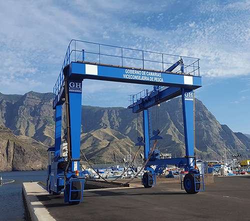 Automotive marine gantries