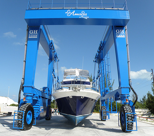 Automotive marine gantries