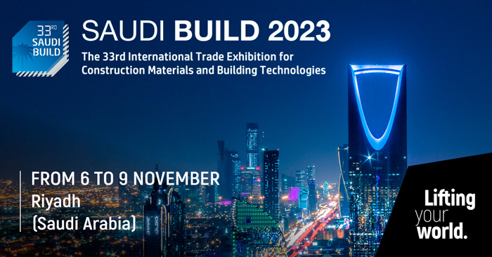   We will attend at Saudi Build trade fair