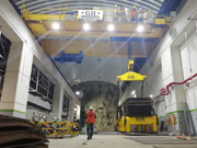 GH CRANES & COMPONENTS bridge crane at the EPM facilities in Colombia