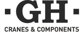 Logotipo GHSA Cranes and Components.  GH CRANES & COMPONENTS at the Bogotá Intern